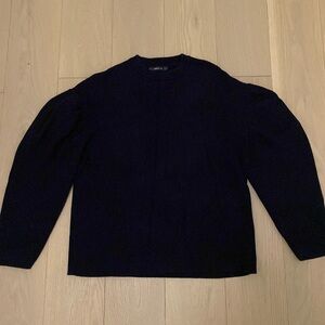 ZARA - Oversized Balloon Sleeve Knit Sweater